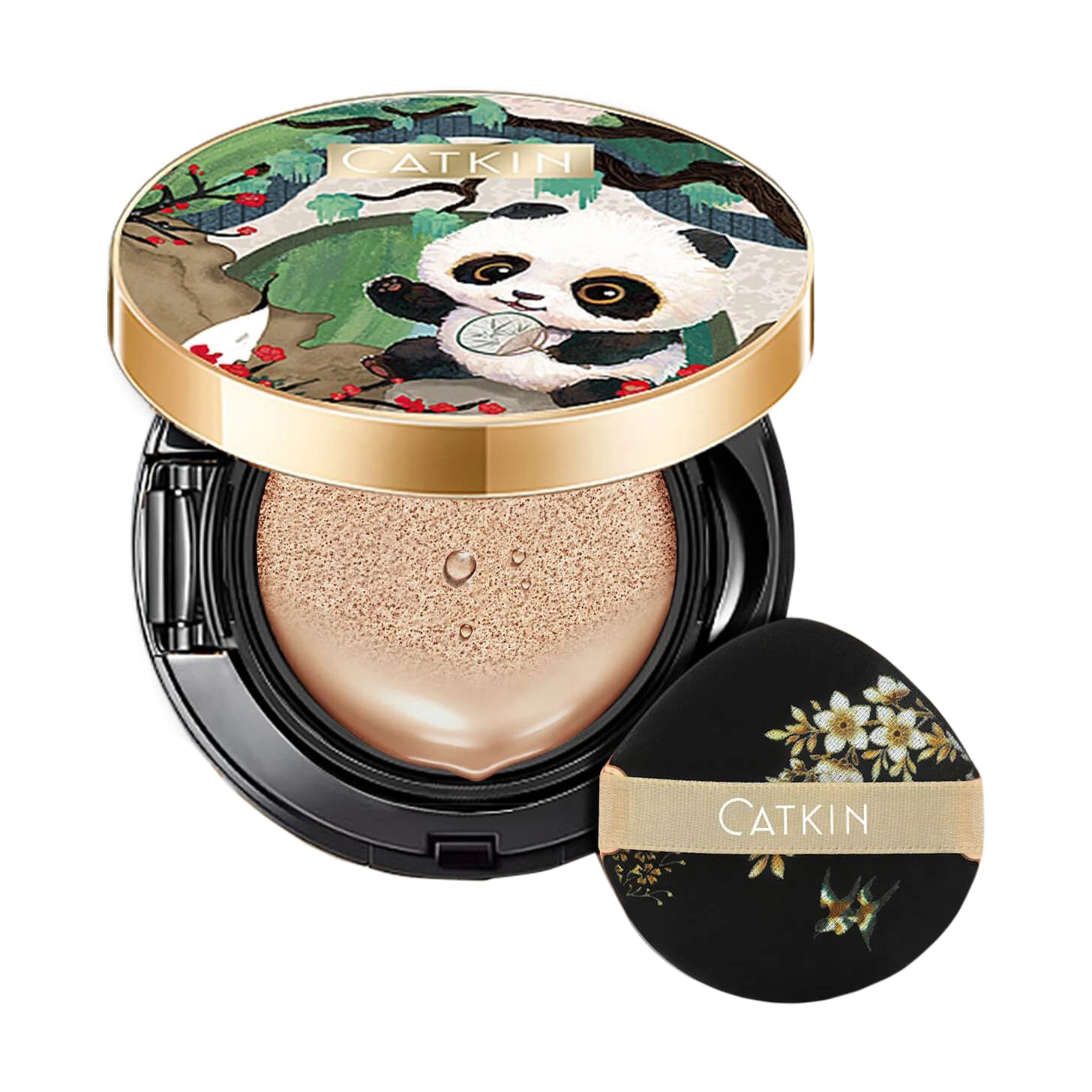 BB-крем у кушоні для обличчя Catkin Panda Land Coverage BB Cushion C01, 2*15 г