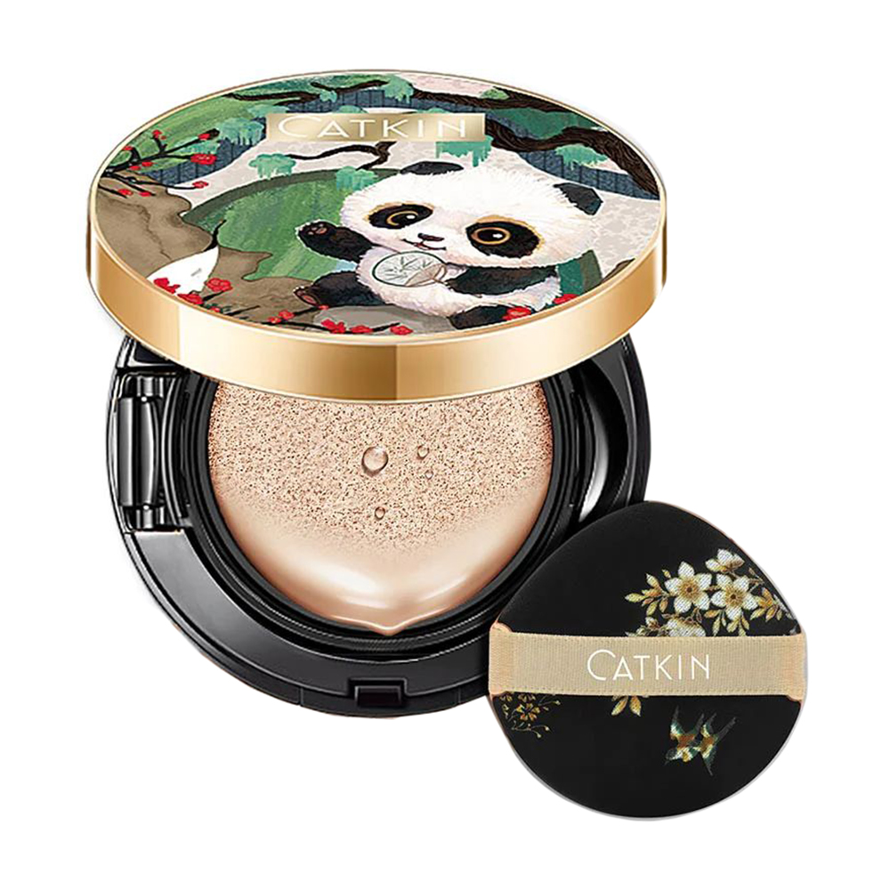 BB-крем у кушоні для обличчя Catkin Panda Land Coverage BB Cushion C02, 2*15 г